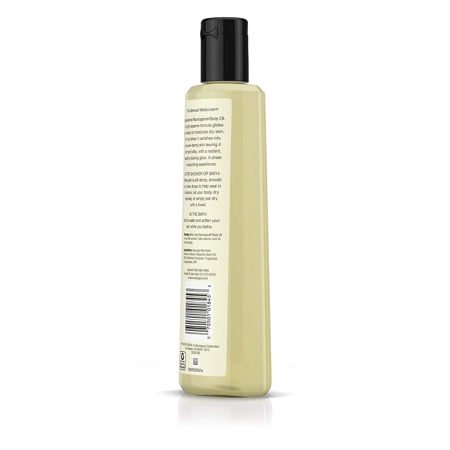 Lightweight Body Oil for Dry Skin, Sheer Moisturizer, 16 fl. oz B5727