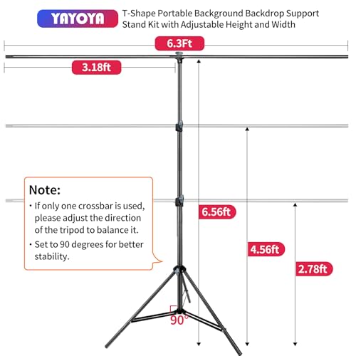 Portable Green Screen Backdrop Kit with Stand and Carrying Case V40474