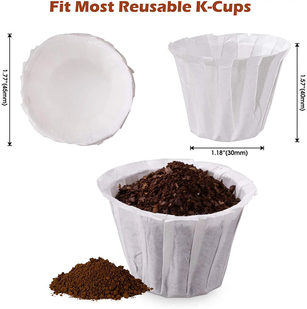 Disposable Paper Coffee Filters for Single Cup Brewer (500) I5029
