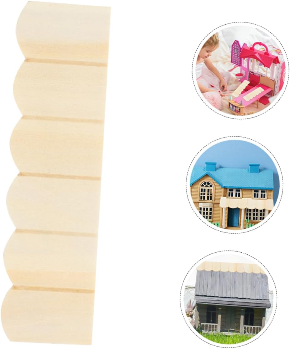 Miniature Dollhouse Roof Tiles for Pretend Play Y932196