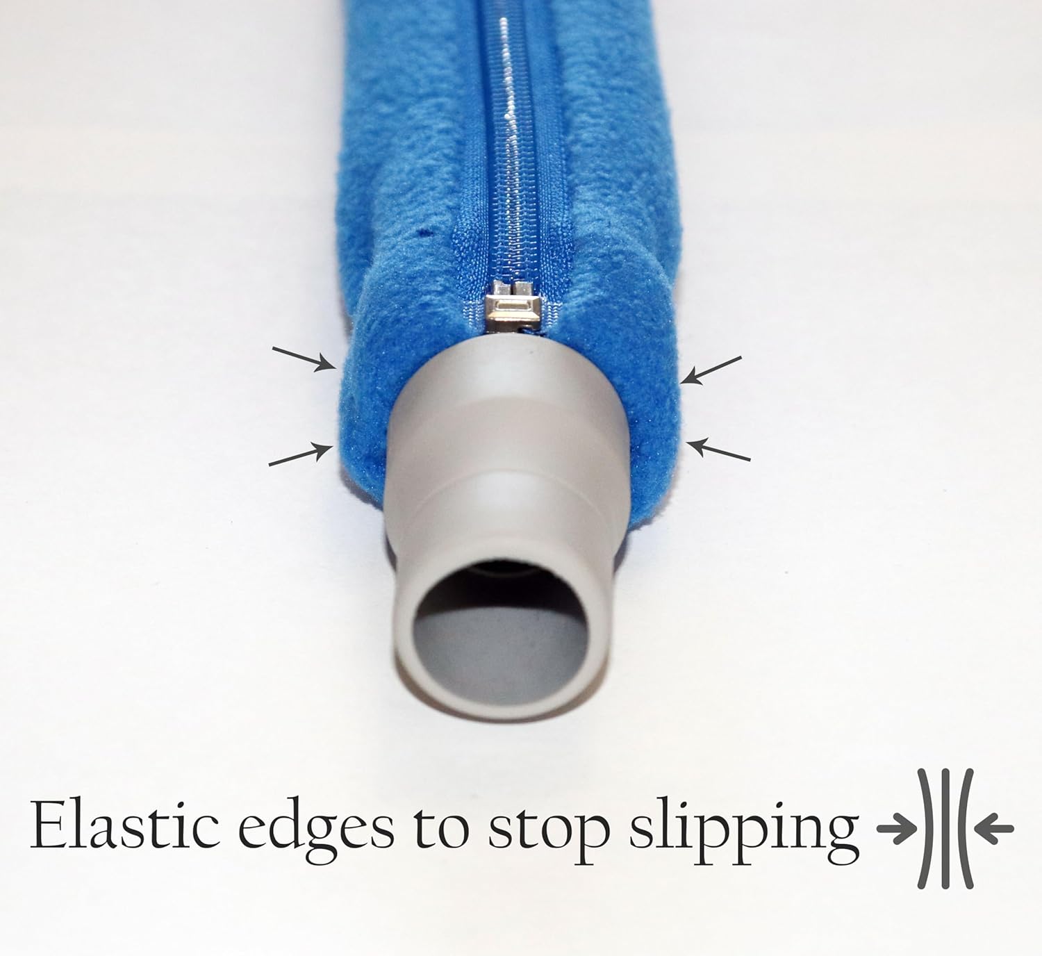 6ft CPAP Hose Cover with Fleece Wrap and Clips N5448