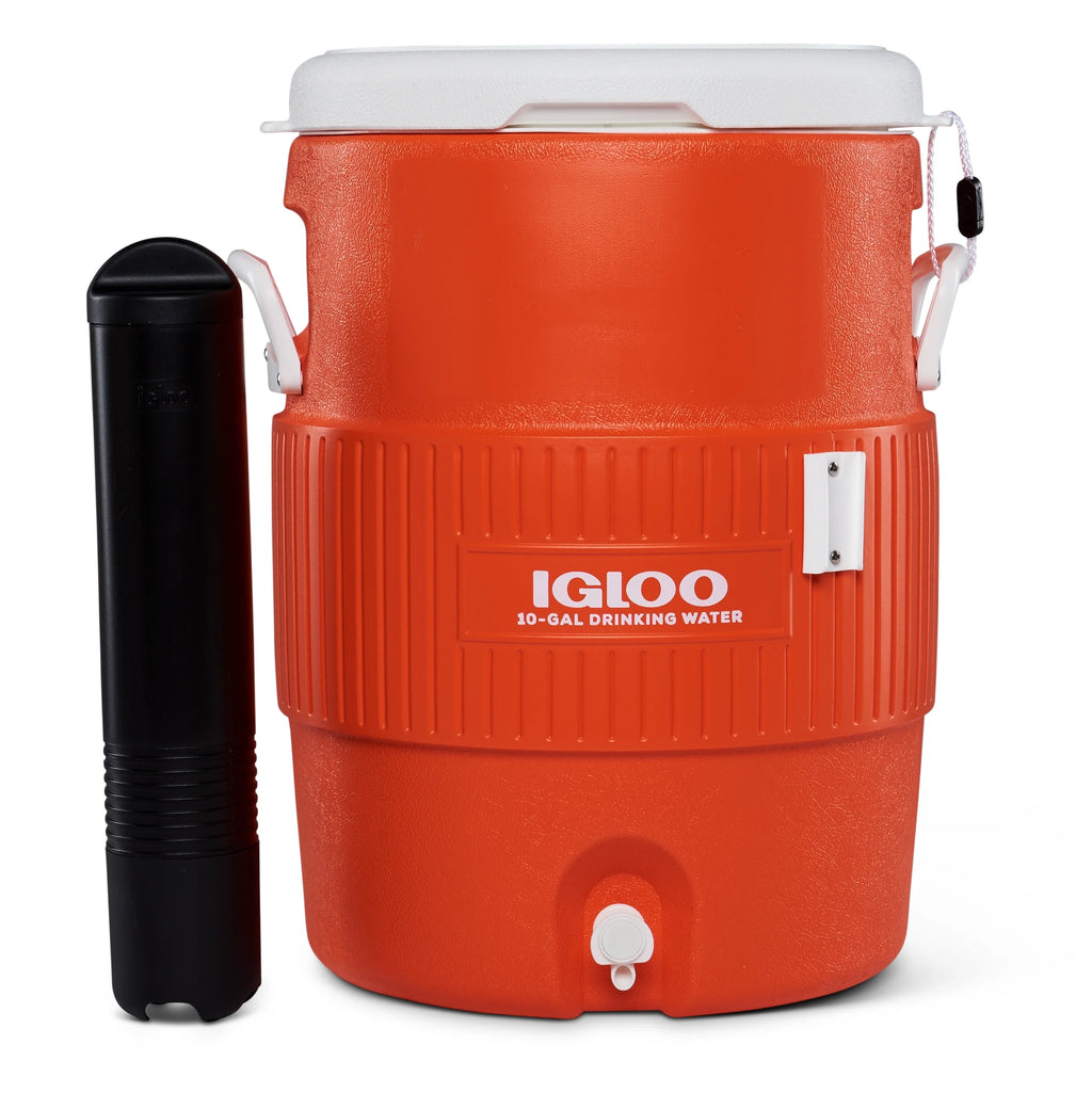 10 Gallon Seat Top Water Jug with Cup Dispenser B32286