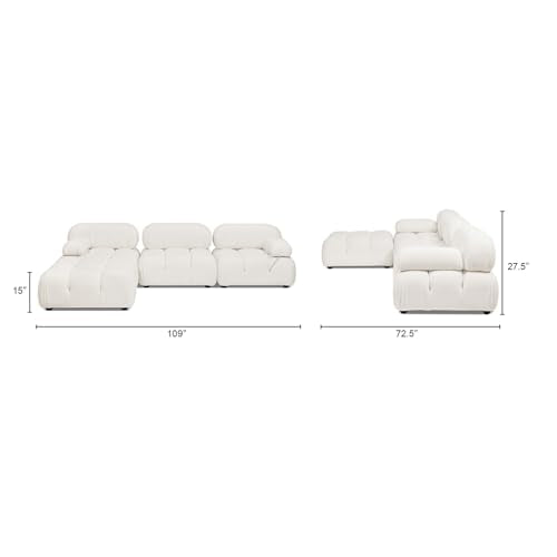 Modular Modern Cocktail Ottoman L8133