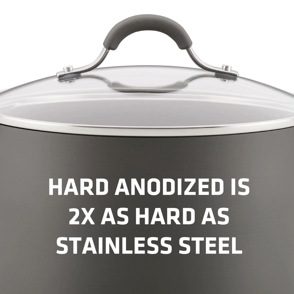 Hard-Anodized Nonstick Wide Stockpot, 7.5-Quart S542302