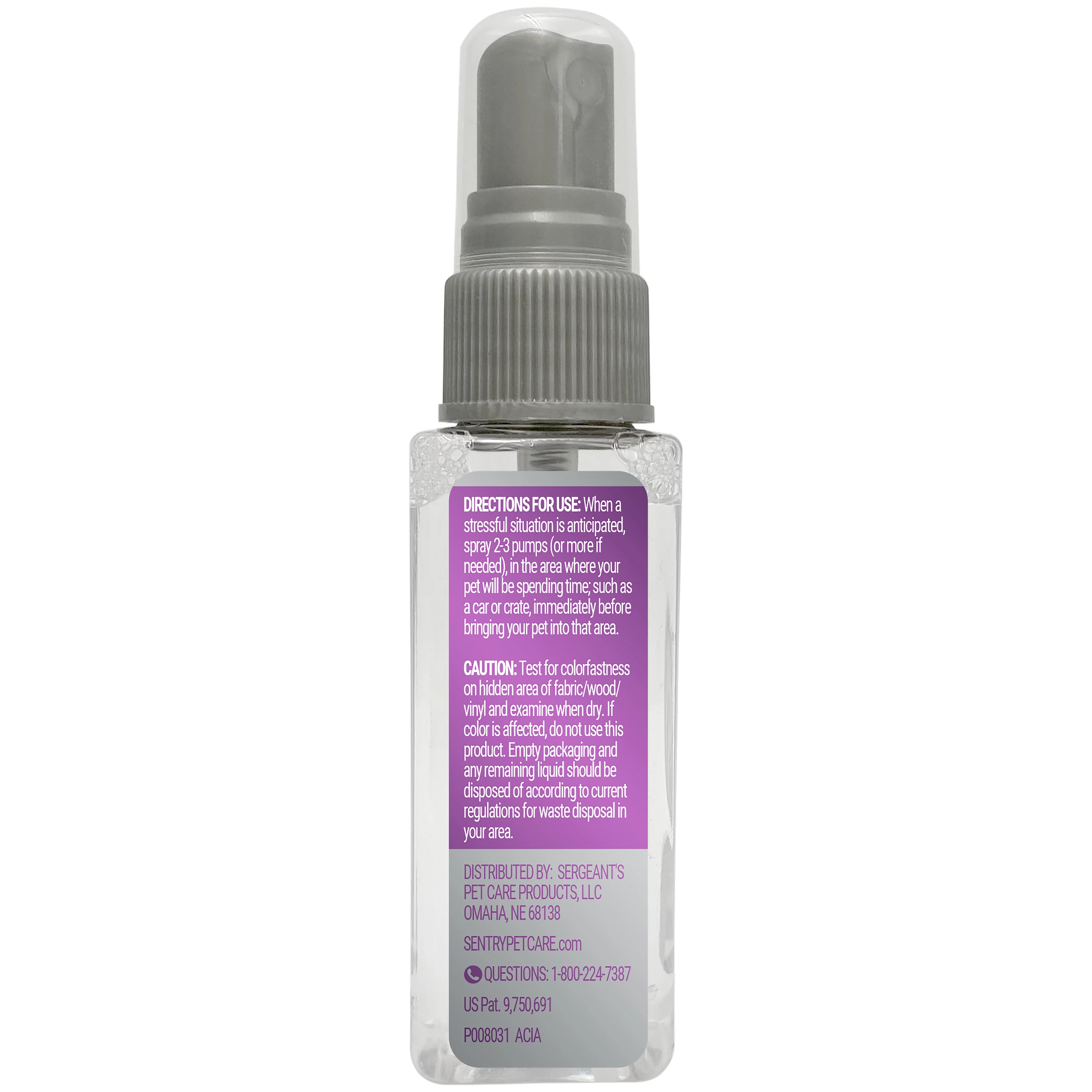Calming Spray for Cats, 1.62 fl oz C926569