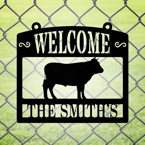 Customizable Metal Signs for Farmhouse Outdoor Decor J84106