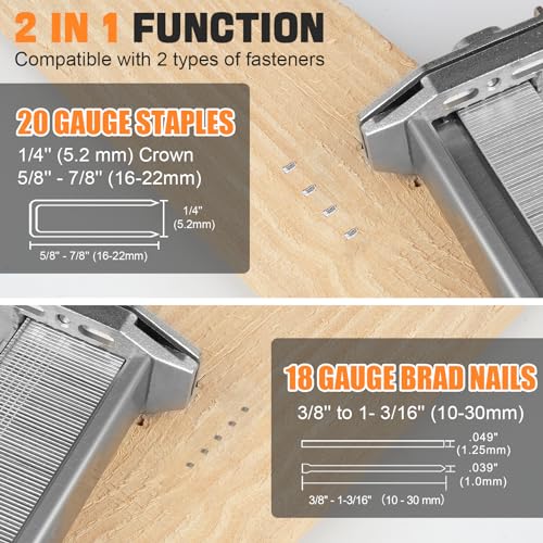 18 Gauge Electric Brad Nailer for Furniture & Woodworking K524038