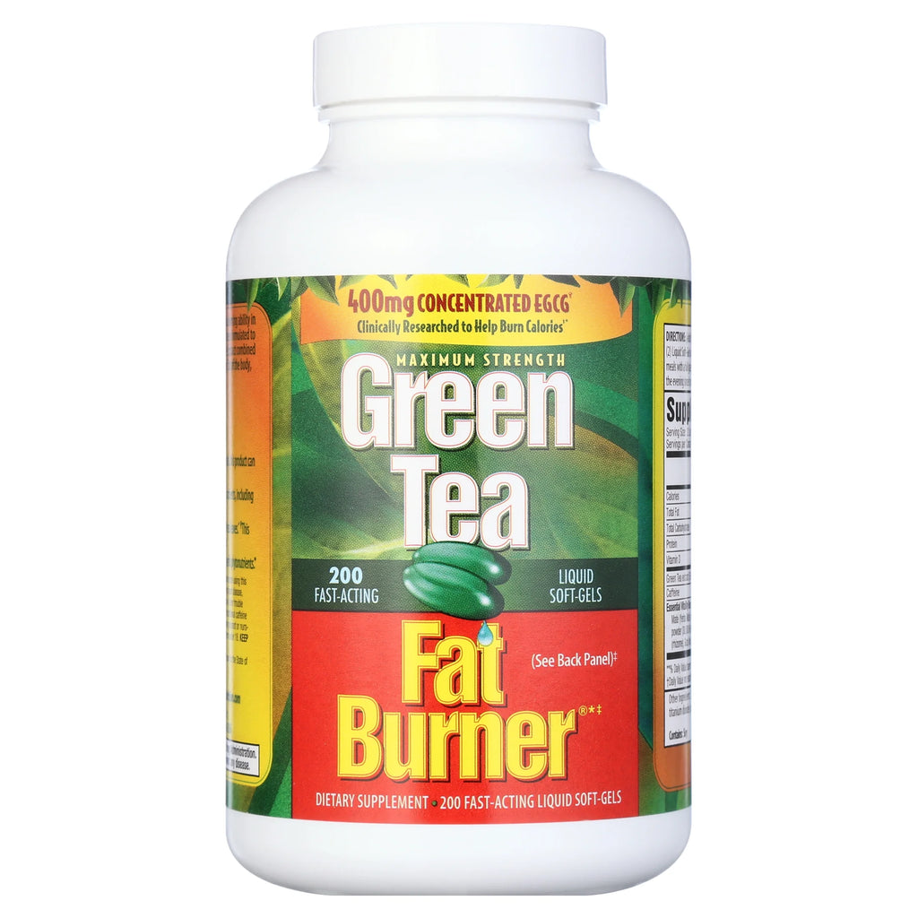 Green Tea Weight Loss Supplement, 200 Capsules O69593