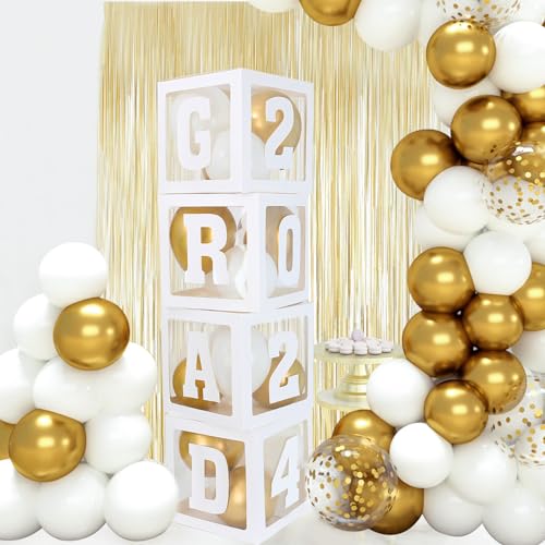 Graduation Balloon Boxes with 2024 Decorations for Party N843061