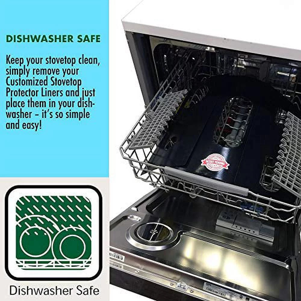 Stove Protector Liners for Gas Ranges, Easy Cleaning C5234