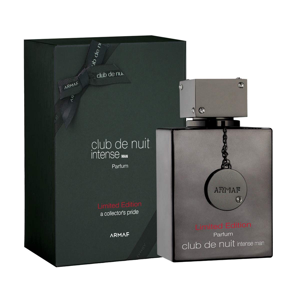 Club De Nuit Intense Men Pure Parfum, Woody Spicy, 3.6 Fl Oz Z64409