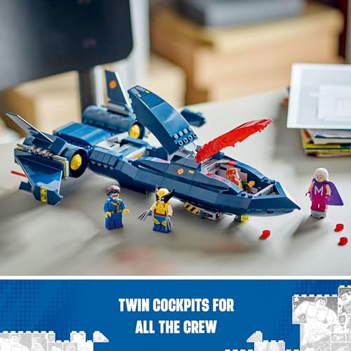 X-Men X-Jet Building Kit with 4 Minifigures L5321
