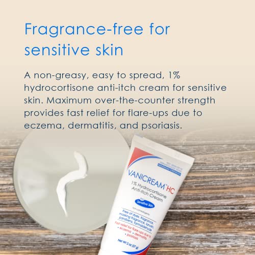 1% Hydrocortisone Anti-Itch Cream for Sensitive Skin, 2 oz C9962