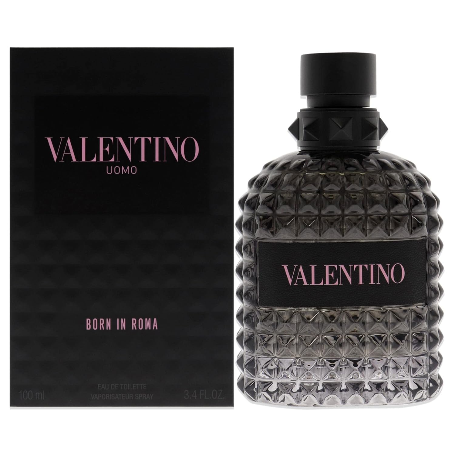 Sauvage Elixir Men EDC Spray 2 oz & Uomo Born In Roma EDT Spray Men 3.4 oz W77371