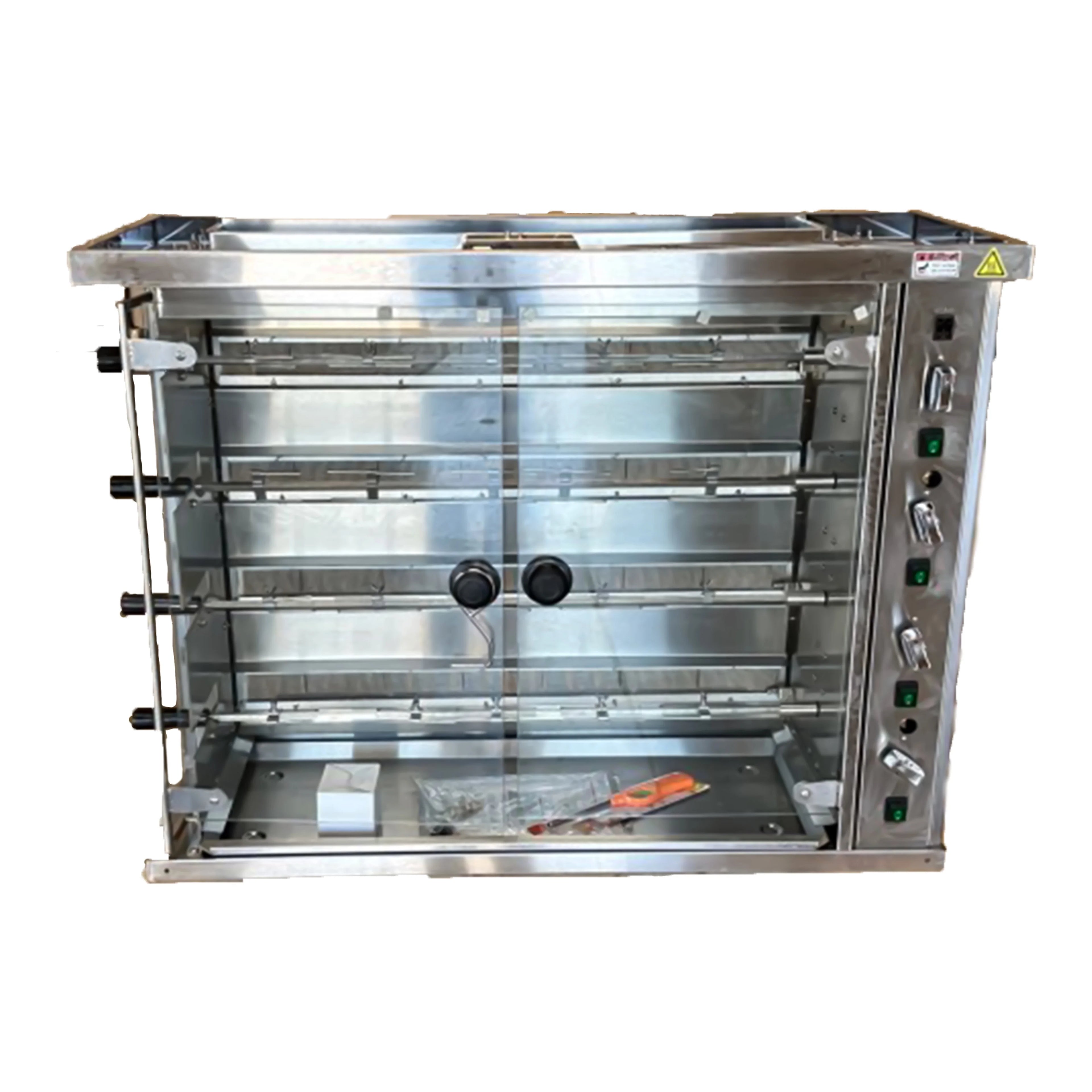 84,000BTU Natural Gas Rotisserie Grill with Auto Rotating Skewers C3322