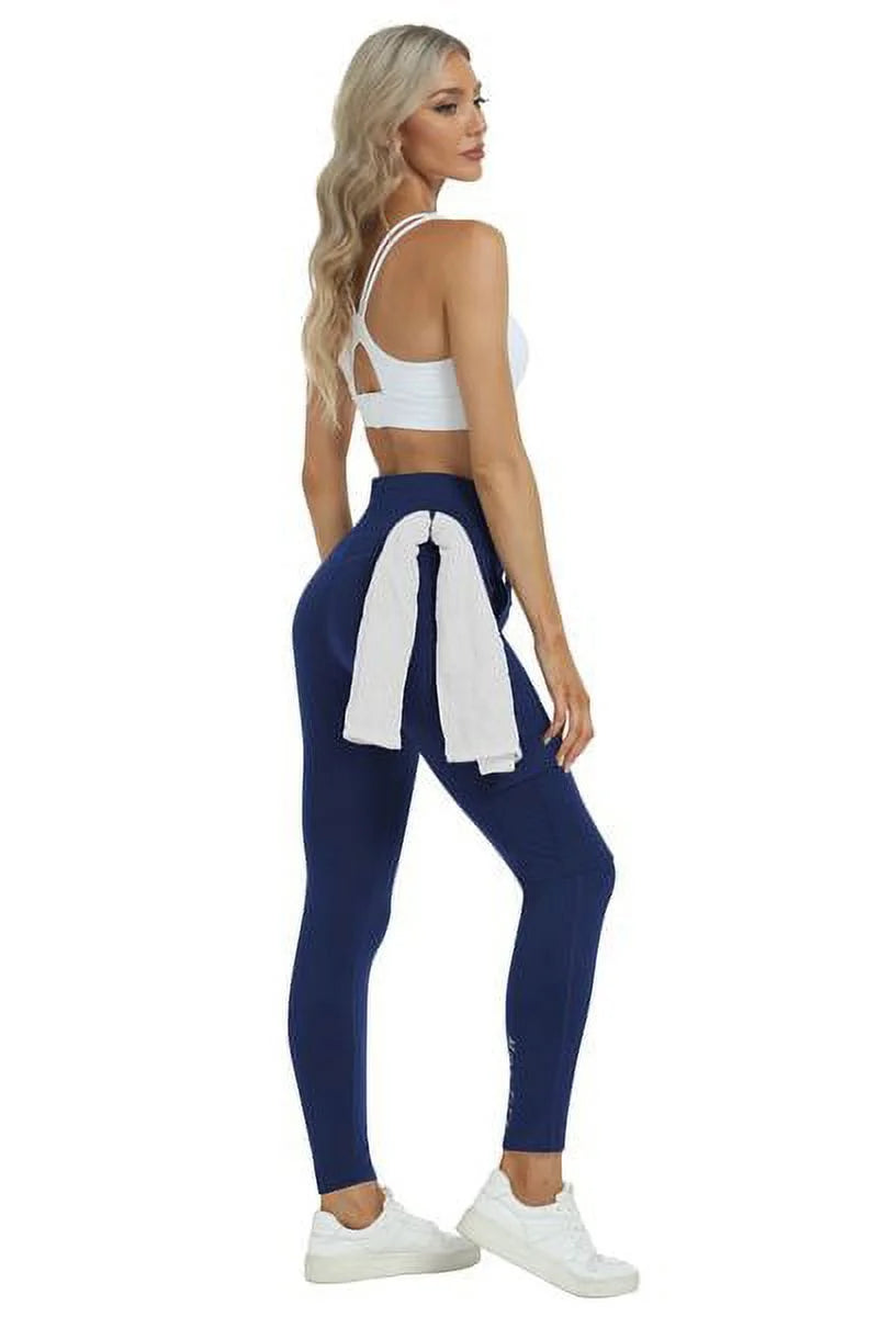 Women's Yoga Pants with Pockets High Waisted Leggings K428923