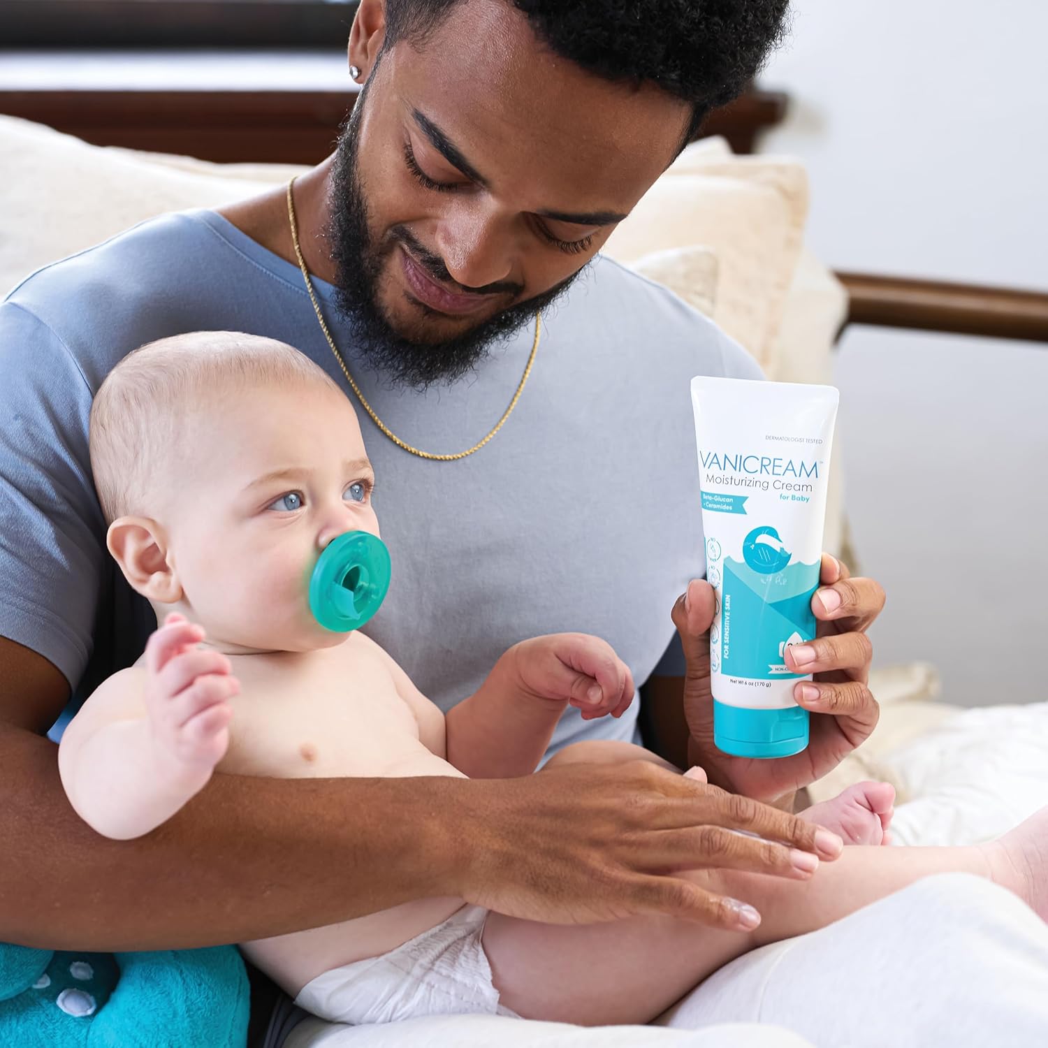 Moisturizing Cream for Baby, 6oz, for Sensitive Skin N216160