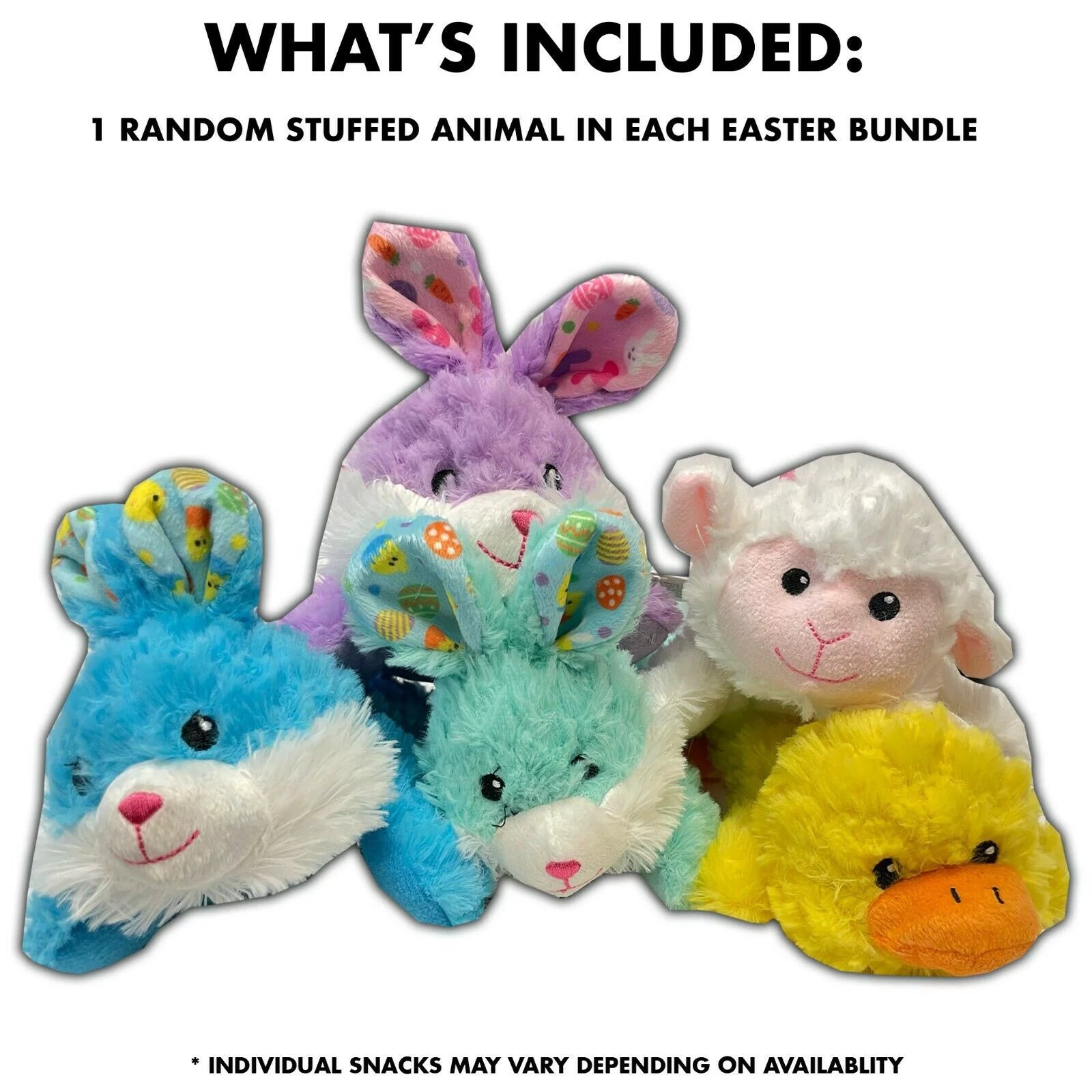 Easter Candy Gift Box with Chocolate, Gummies and Snacks W699934