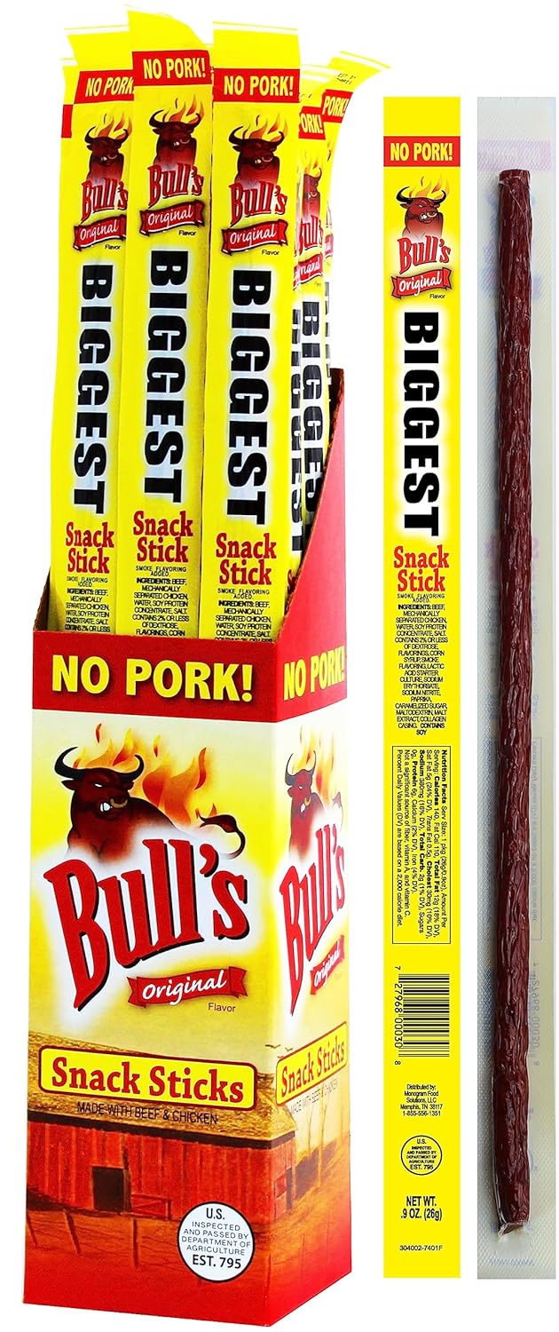 Beef and Chicken Snack Sticks, 24 Count Box E25940