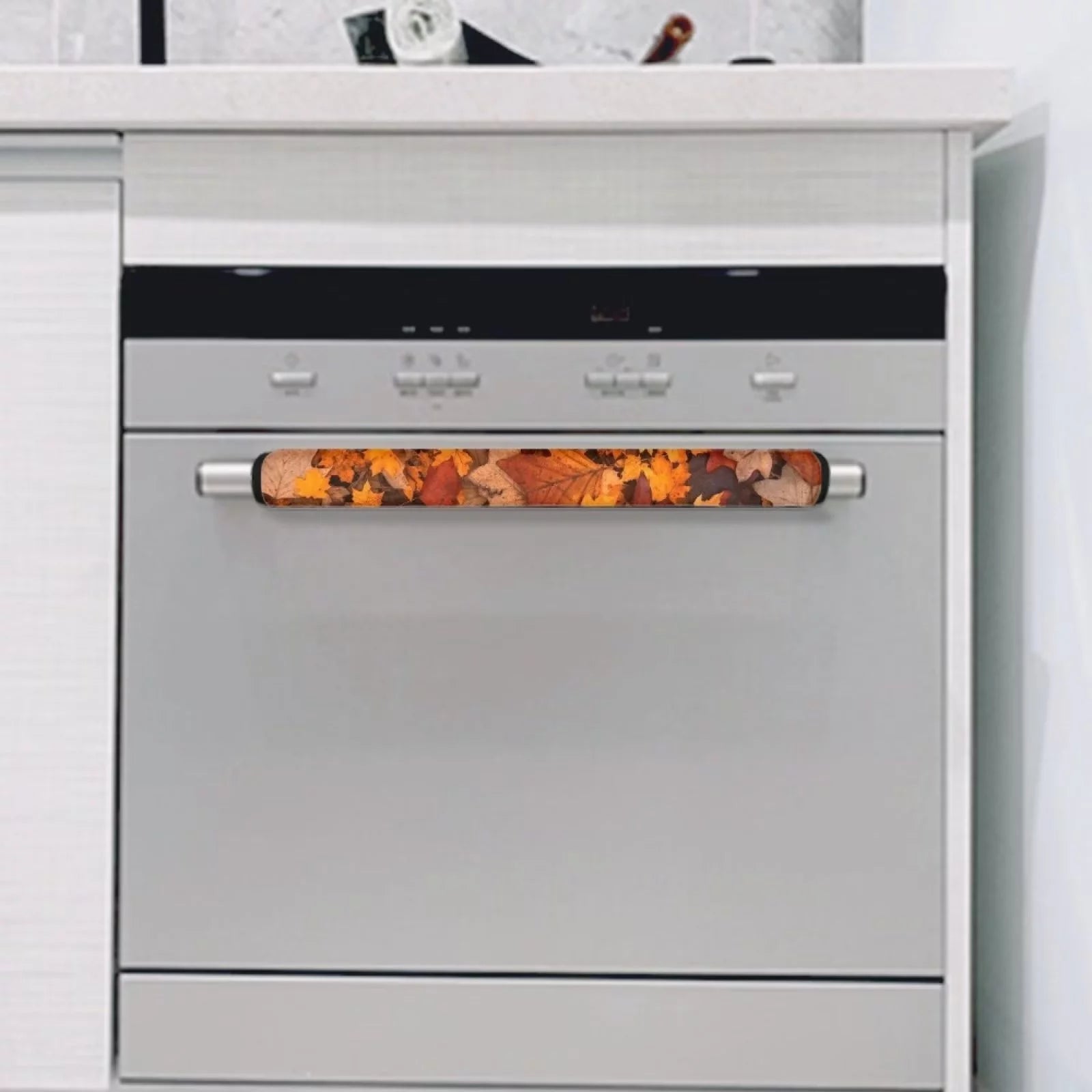 Red Maple Leaves Refrigerator Handle Cover Set of 4 Y94209
