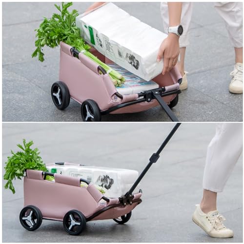 Folding 4-Wheel Pet Stroller for Small Dogs & Cats K9536