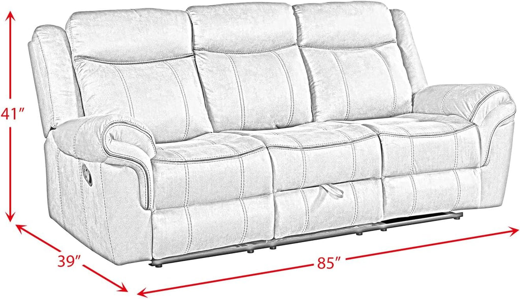 Sofa & Loveseat Living Room Set in Brown A540935