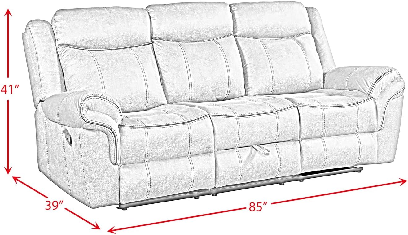 Sofa & Loveseat Living Room Set in Brown A540935