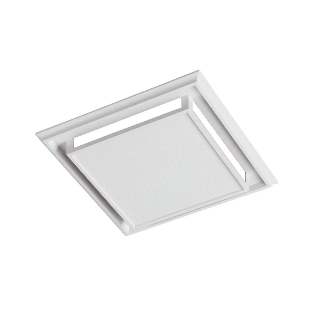 Bathroom Ventilation Fan with Charcoal Filter and White Grille O143