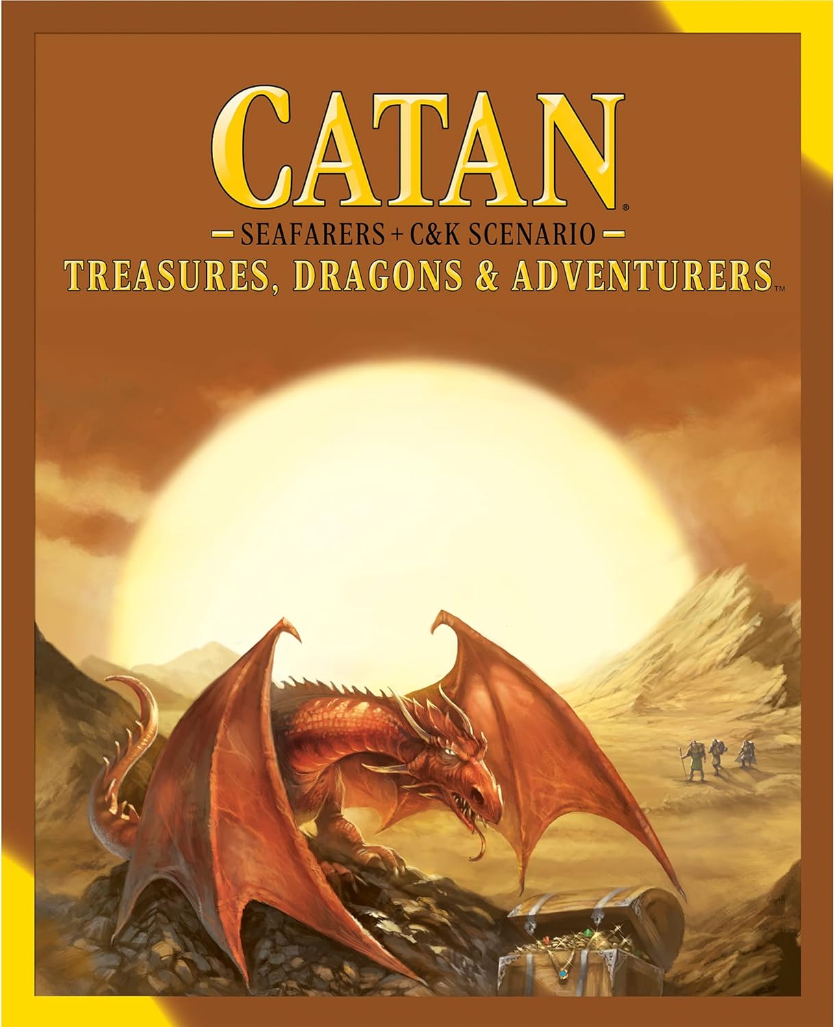 Treasures, Dragons and Adventurers Scenario Expansion - Strategy Board Game for Family, Ages 12+, 3-4 Players A673