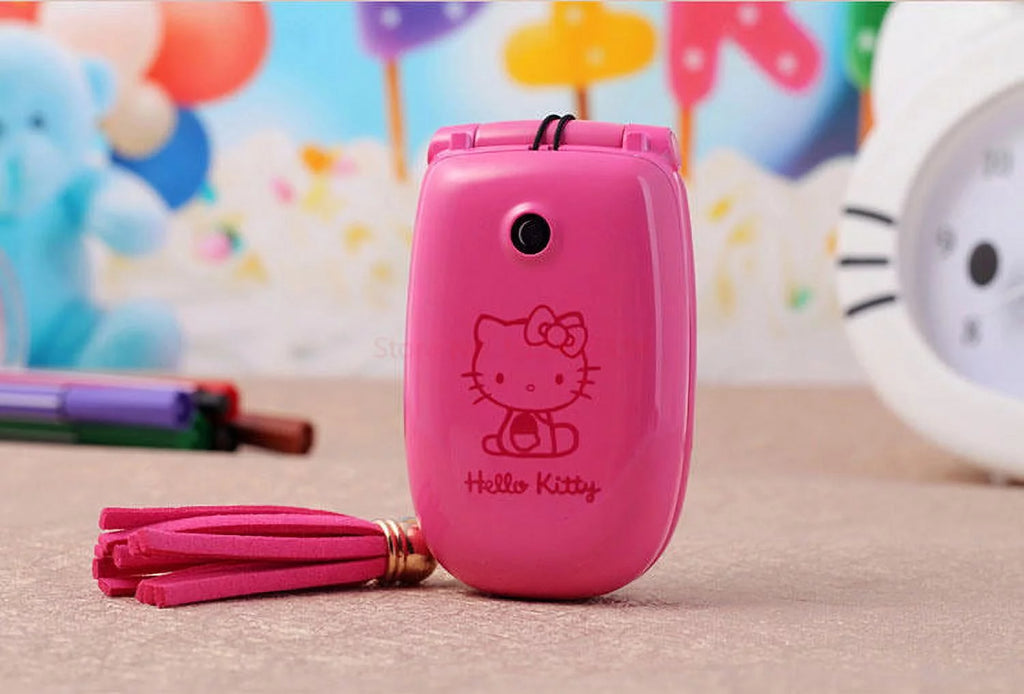 Mini Flip Phone 2G GSM Cellphone for Women K88356