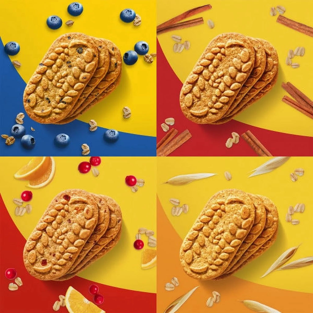Breakfast Biscuits Variety Pack, 4 Flavors, 30 Packs Q93160