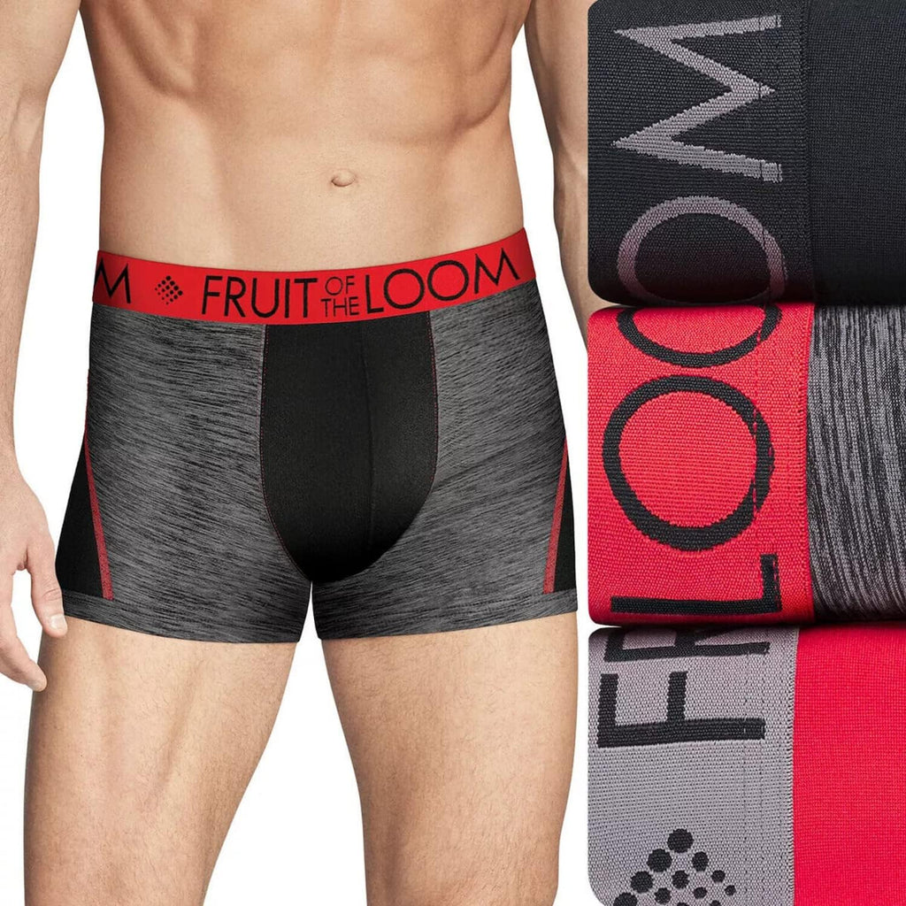 Men's Breathable Cotton Boxer Briefs 3-Pack J208
