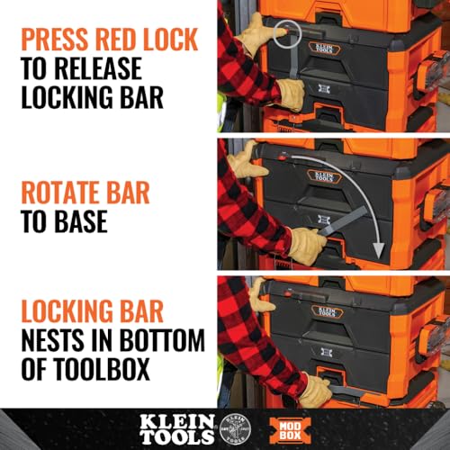 Modular 3-Drawer Toolbox with Ball Bearing Slides R23199