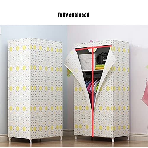 Fabric Storage Wardrobe with Reinforced Steel Frame L263753