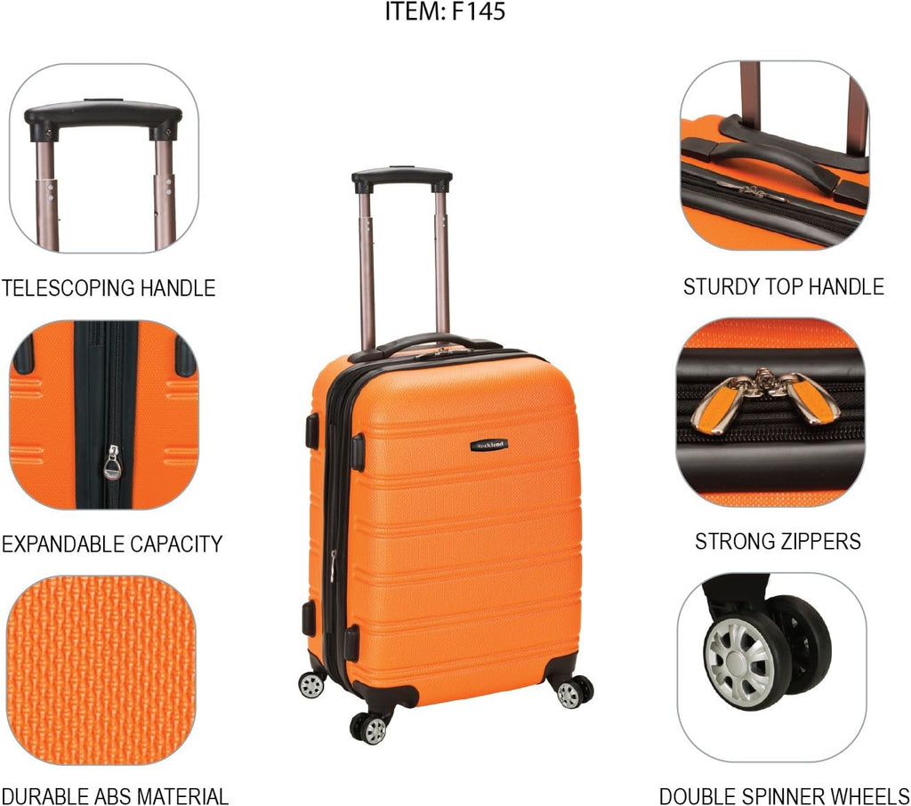 Hardside Expandable Spinner Carry-On Luggage, 20 Inch B3796