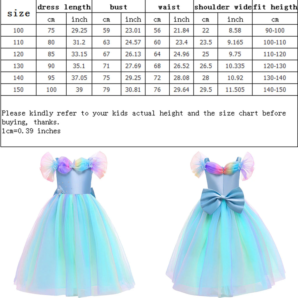 Girls Princess Costume Fancy Party Dress Up Outfit W58970