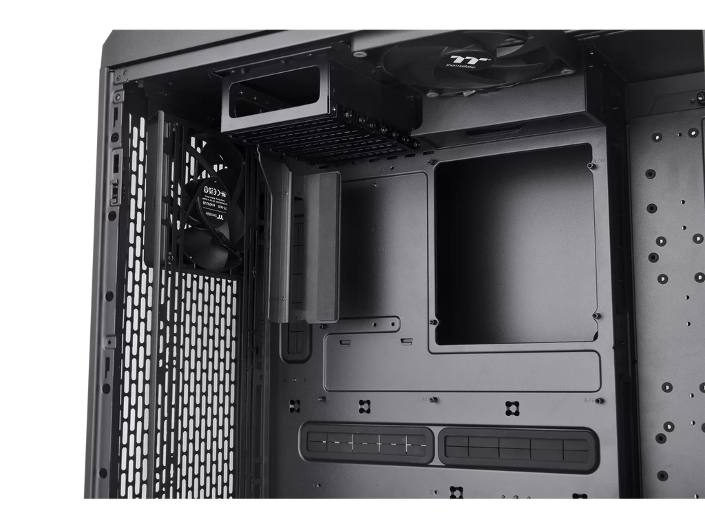 E-ATX Full Tower PC Case with Tempered Glass Panels and 3x140mm ARGB Fans O8162