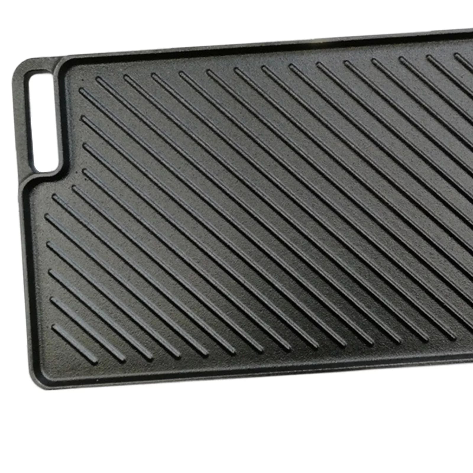 Reversible Cast Iron Griddle for Stovetop BBQ Q864399