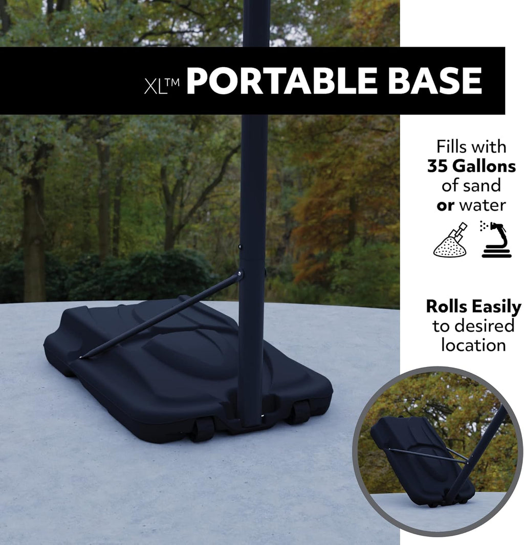 Portable Basketball System, 44 Inch Shatterproof Backboard G296
