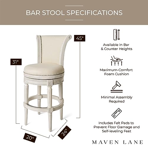 Bar Height Upholstered Barstool with Back, Set of 3 F3902