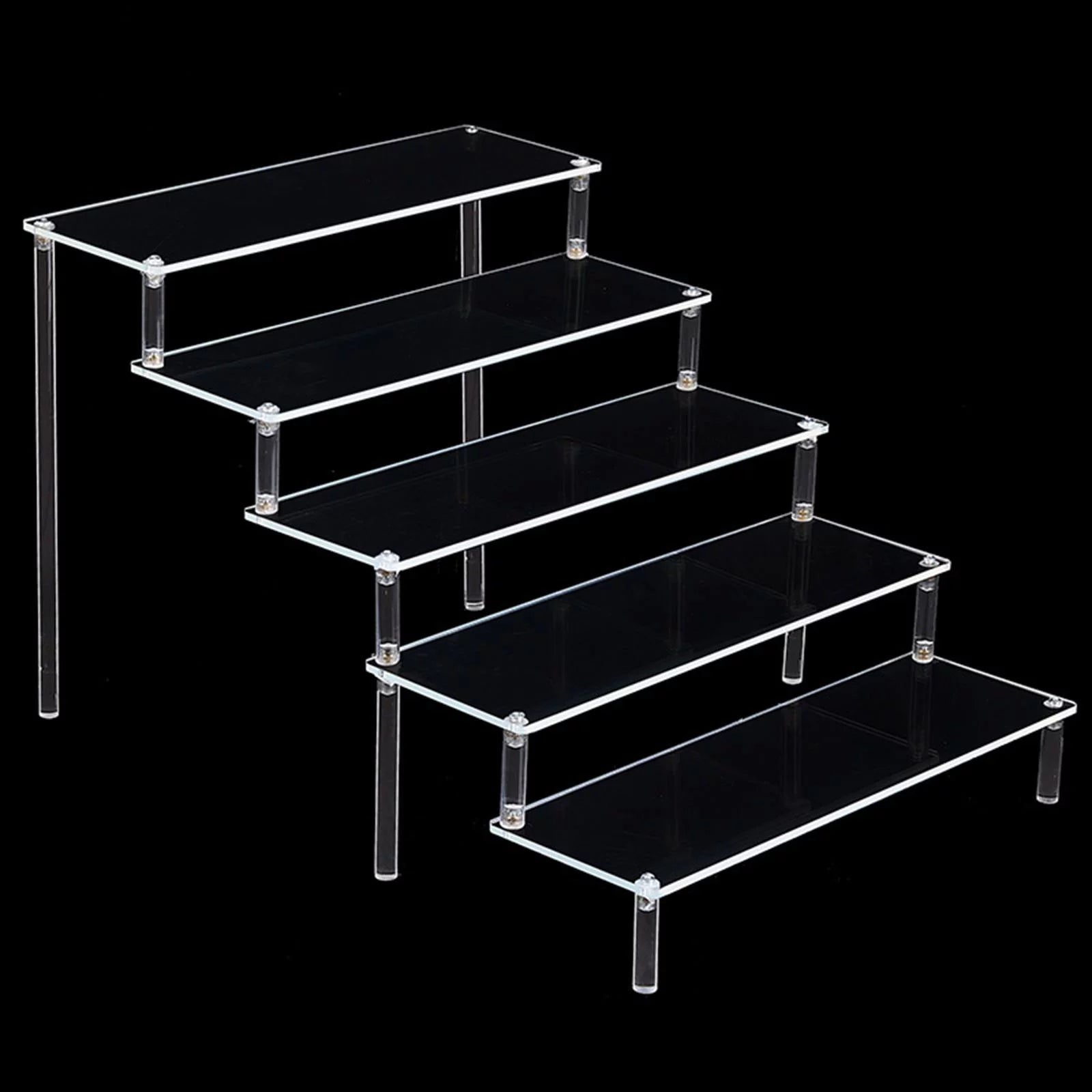 Acrylic Display Riser Shelf, 5 Tier L996768