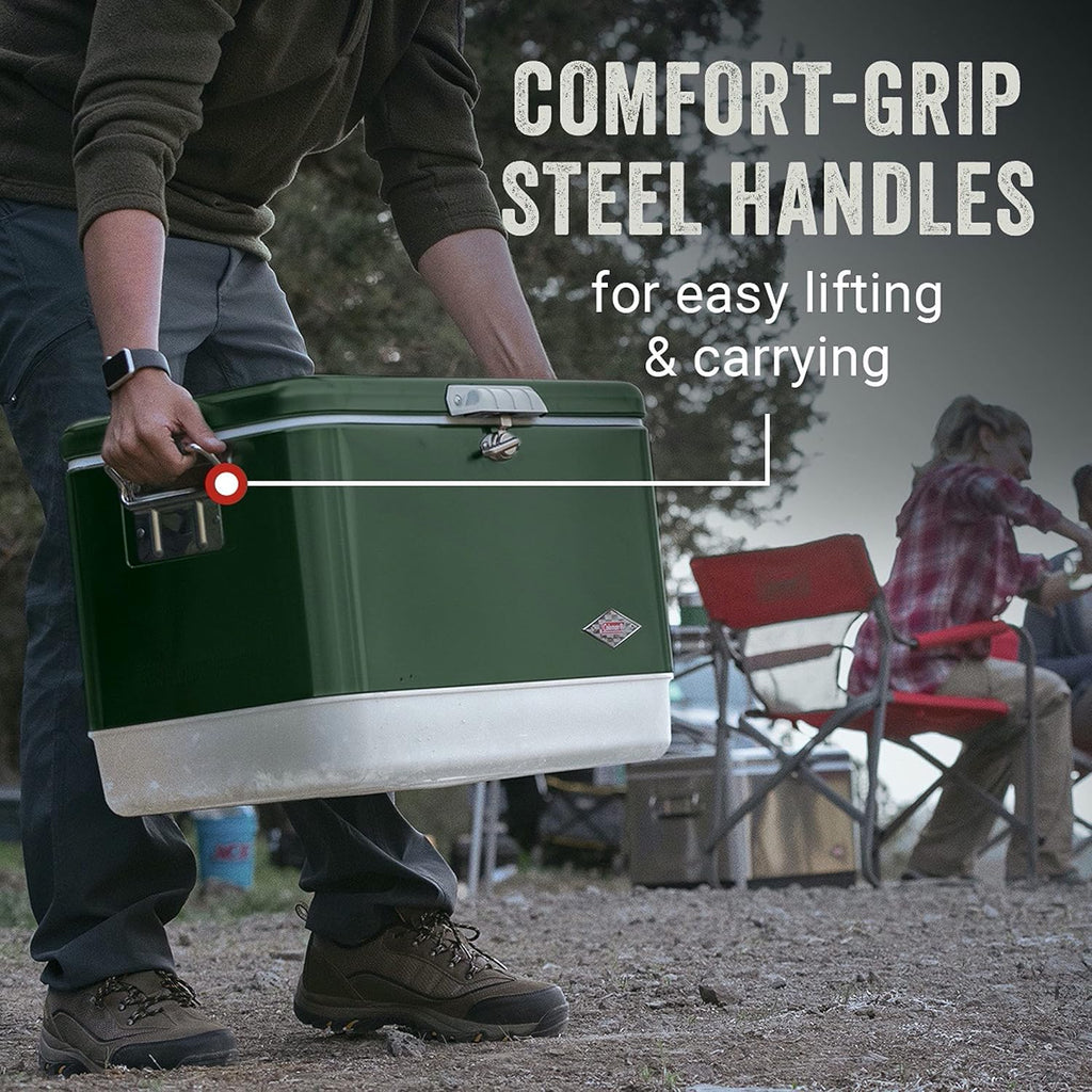 54-Quart Insulated Portable Cooler for Camping H159