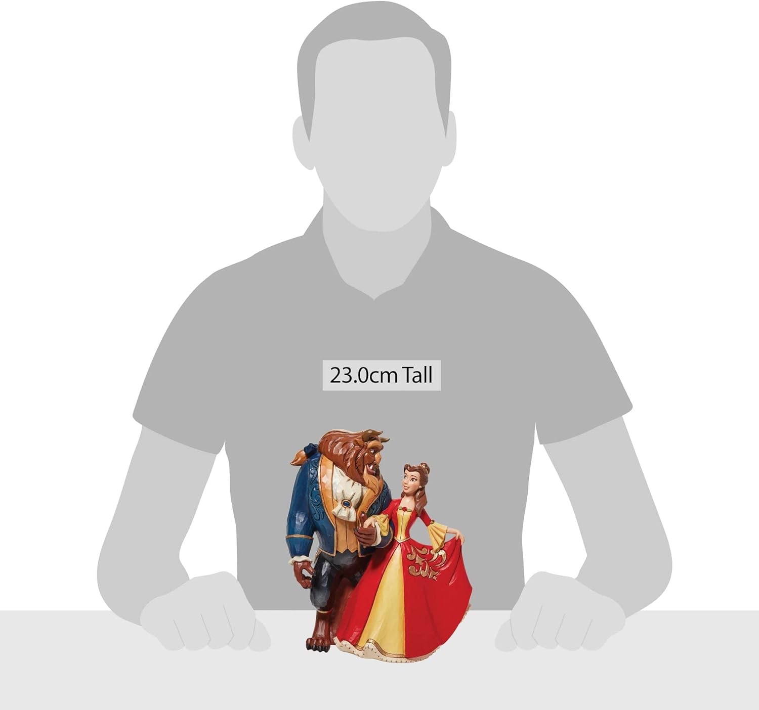 Disney Traditions Beauty and The Beast Enchanted Figurine, 9.02 Inch K564306