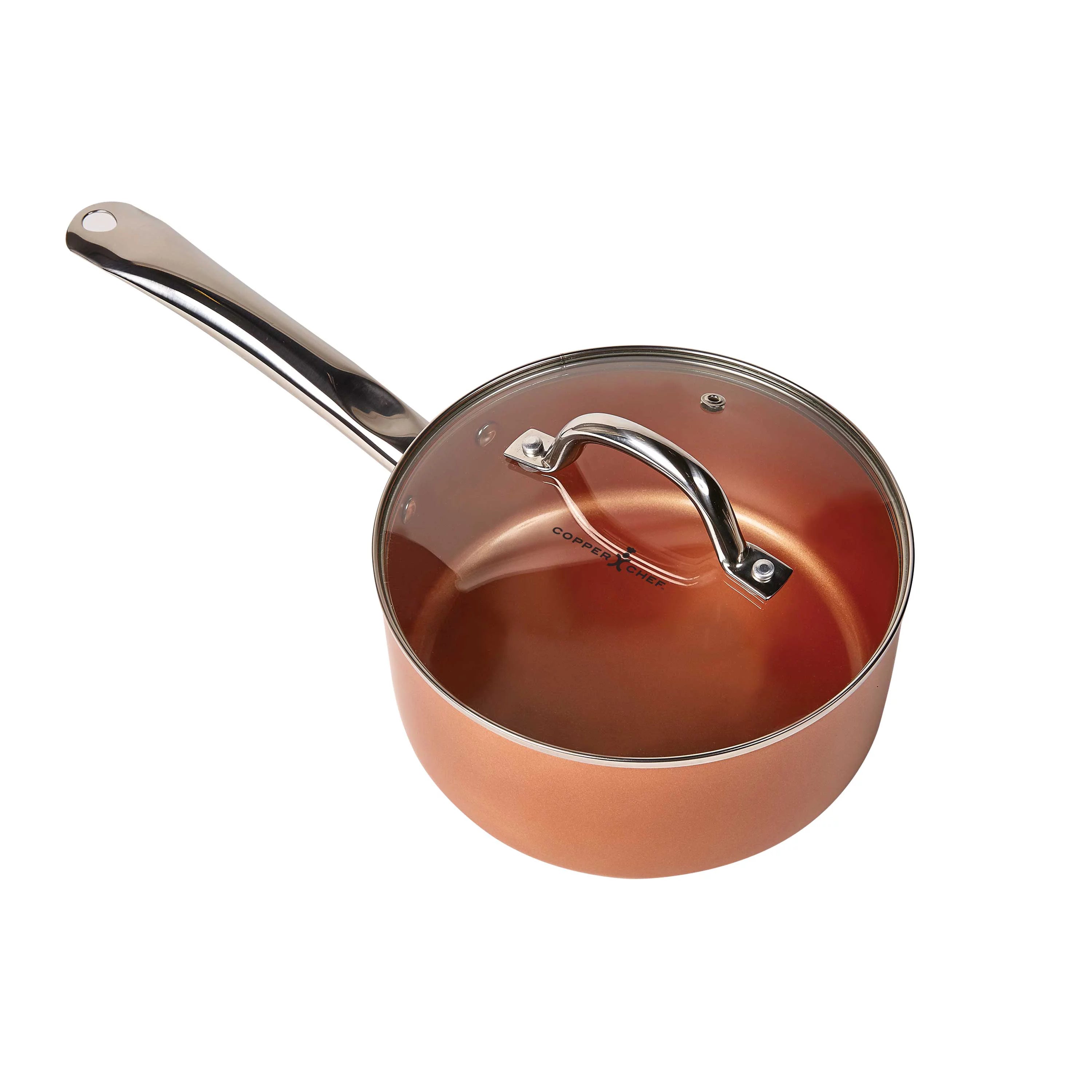 Nonstick Sauce Pan with Lid, 2.5 Quart M787