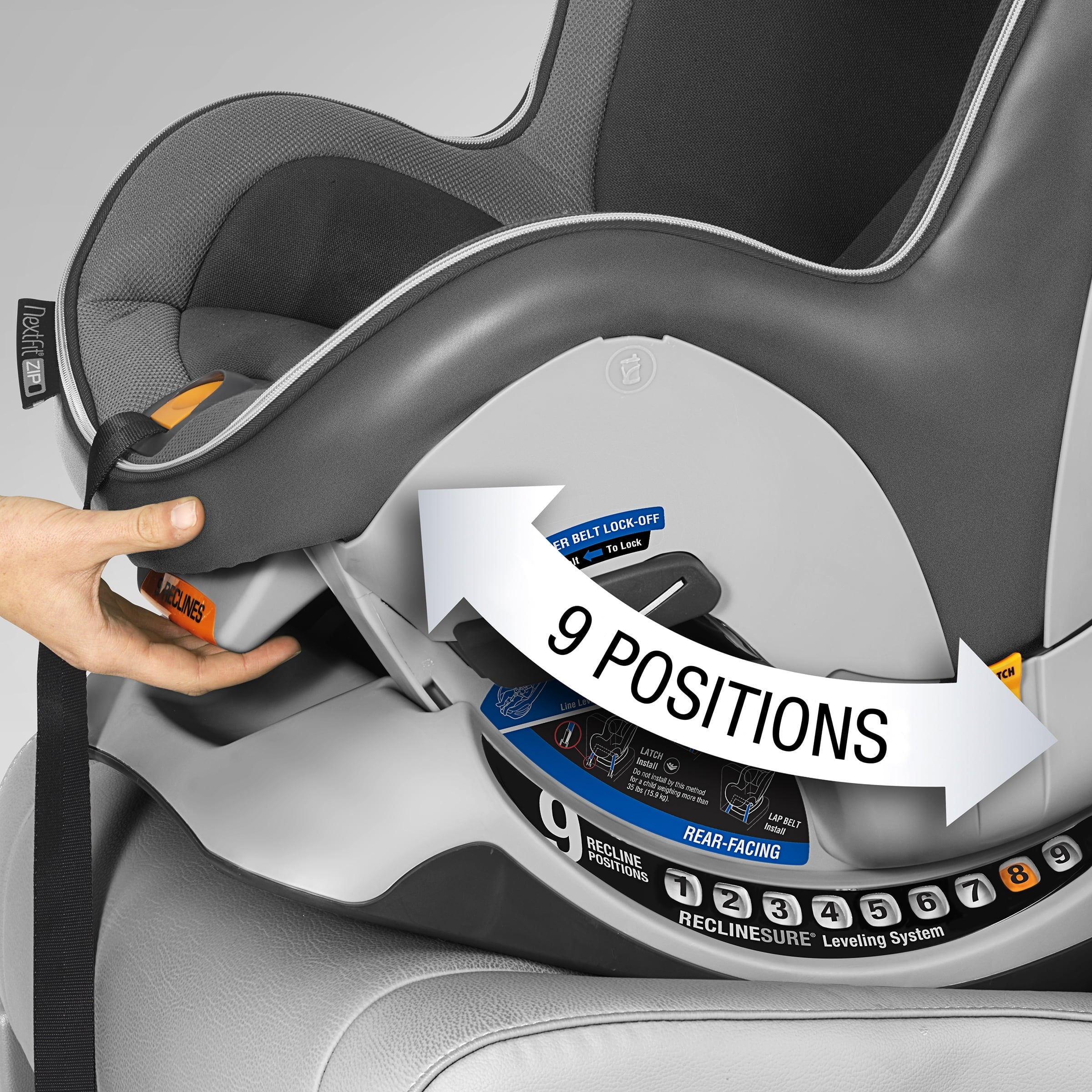 Convertible Car Seat - Carbon (Black/Grey) Z16743