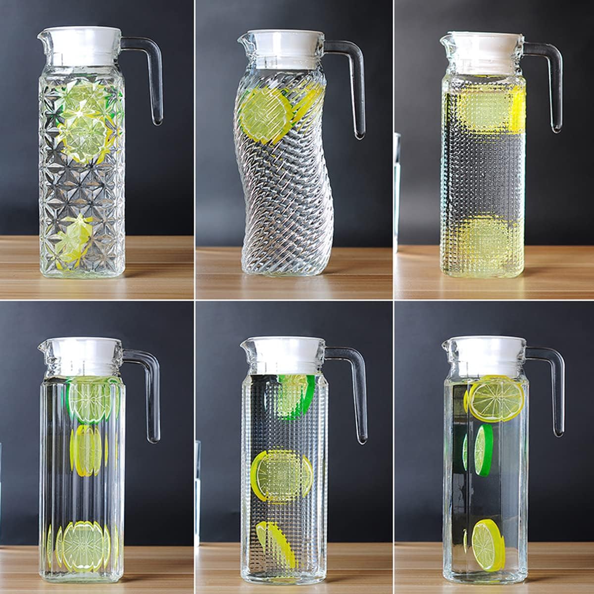 Glass Carafe Lids, Dust Proof, 2 Pieces E767