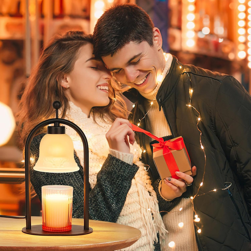 Candle Warmer Lamp with Timer and 2 Bulbs for Jar Candles G4644