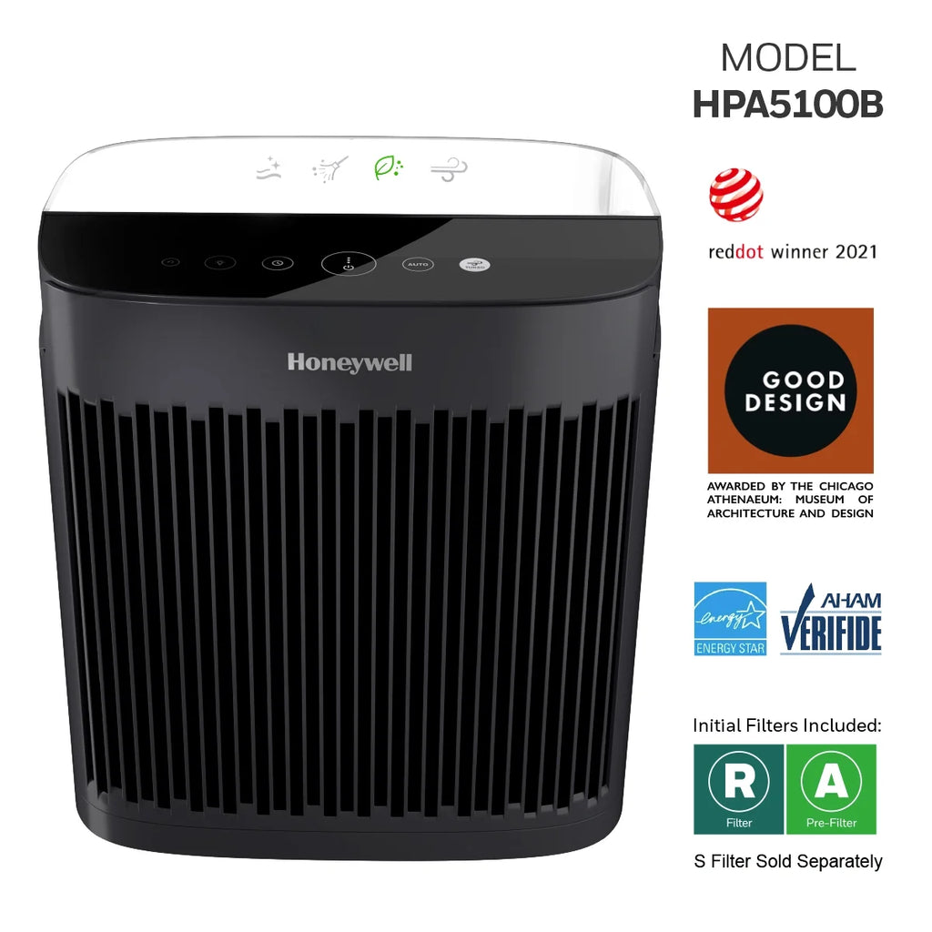 HEPA Air Purifier for Allergen, Smoke, Pollen, Dust Reduction V410