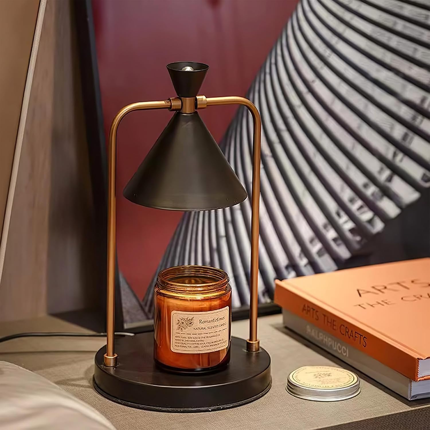 Candle Warmer Lamp with Timer, 3-Speed Dimming, 2 Bulbs Included U942699