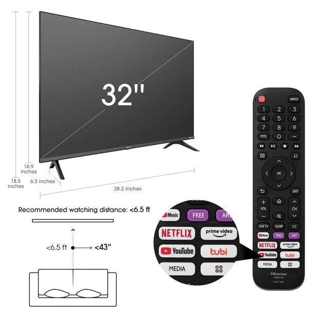 32″ HD Smart TV A111